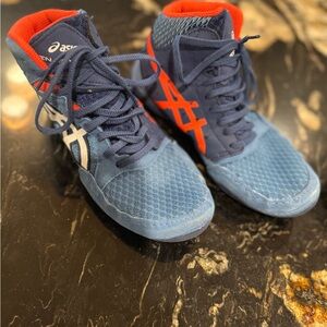 Asics Vibrant Orange Wrestling Sneakers